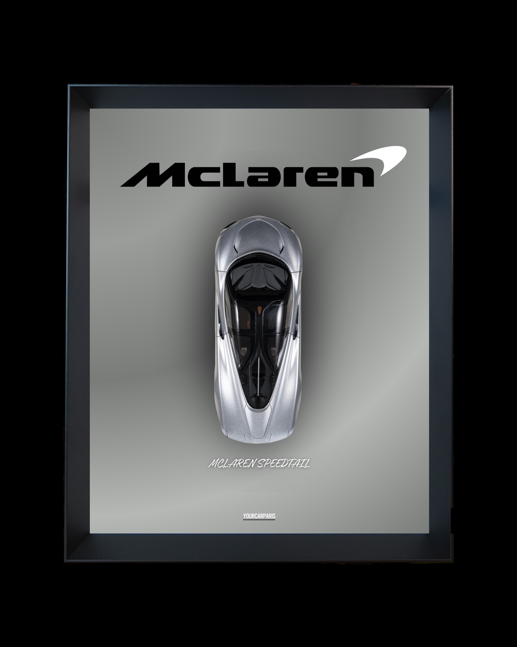 MCLAREN SPEEDTAIL SILVER / 1 OF 9
