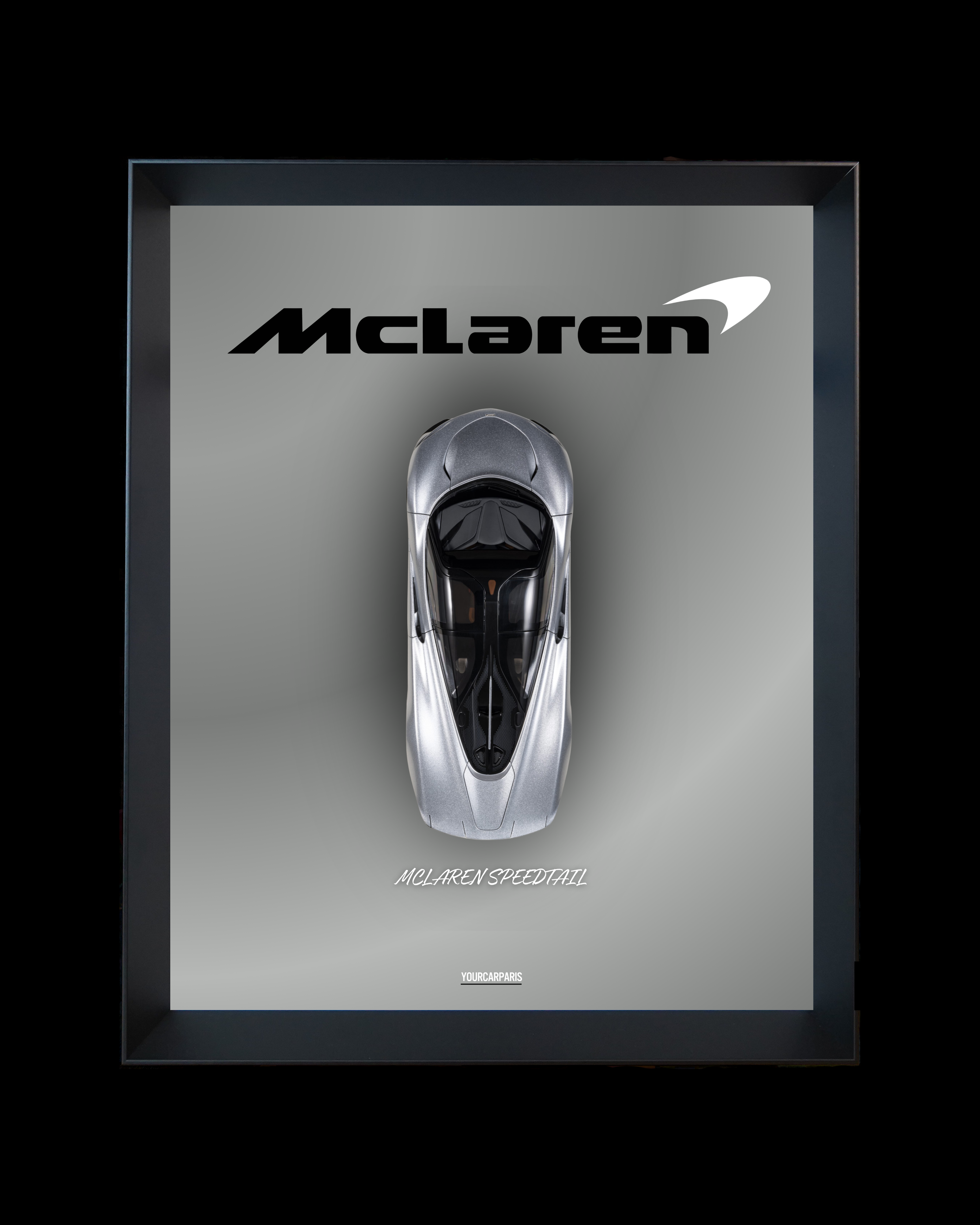 MCLAREN SPEEDTAIL SILVER / 1 OF 9